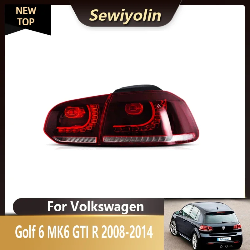 

Car Parts Taillights For Volkswagen Golf 6 MK6 GTI R 2008-2014 LED Sequential DRL Signal Plug And Play Driving Lamps