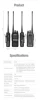 Iradio UV 83 Wireless Copy Frequency Walkie Talkie Long Range Flashlight Type-C Charger Ham Radio UV 5R BF-888S 4