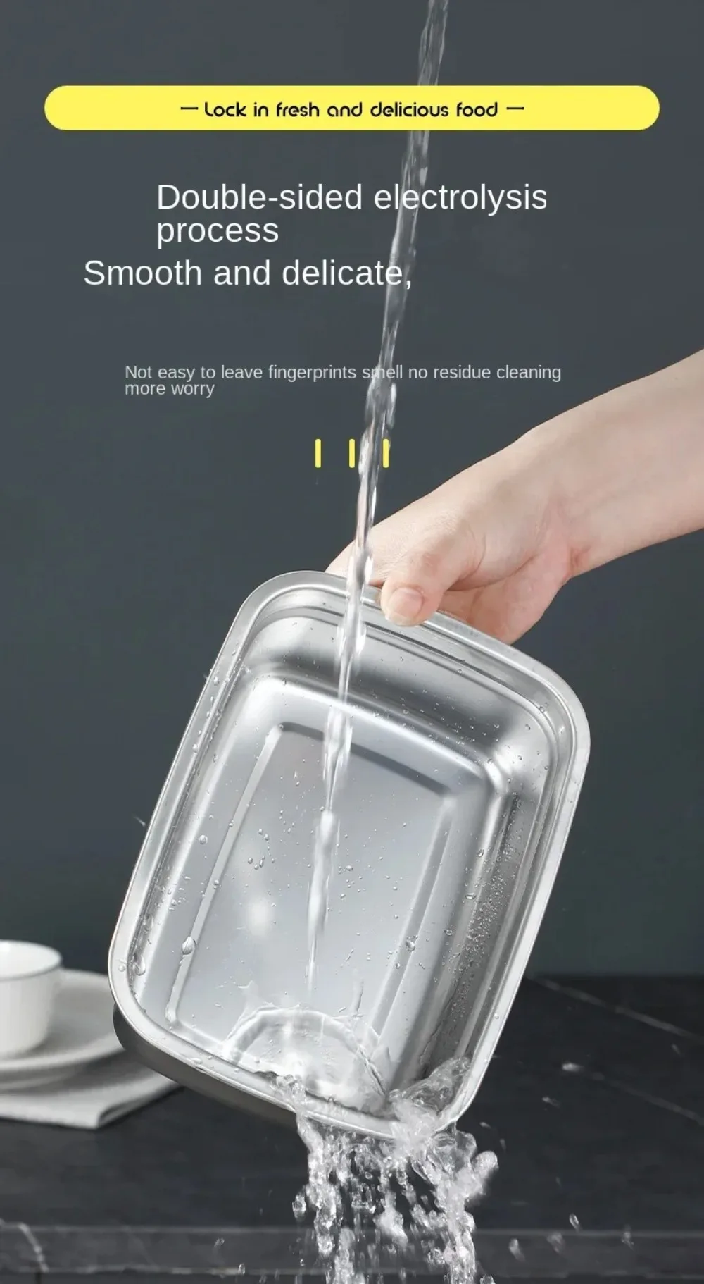 Stainless Steel Bento Box Image 3