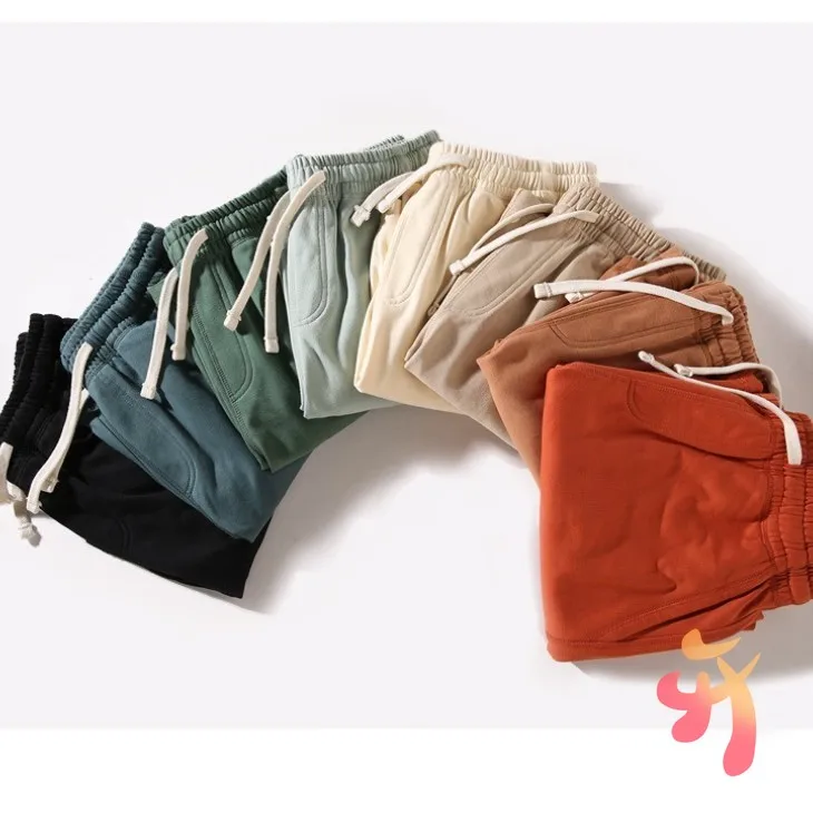 24ss Summer Men Women Pants Letter Elastic Waist Drawstring Sweatpants Hiphop Fashion Cotton Star Shorts