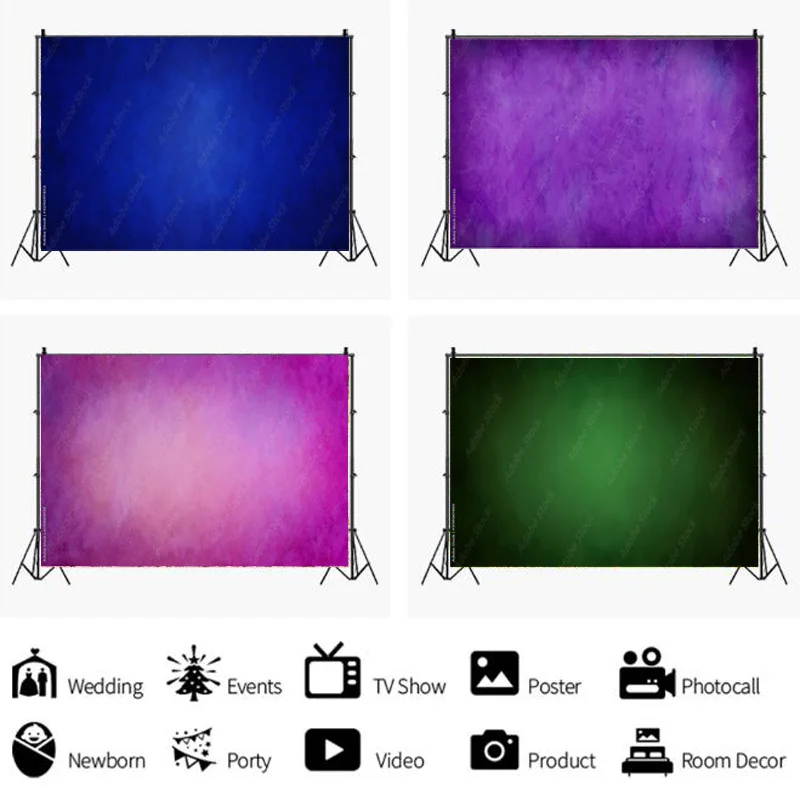 

Vintage Abstract Gradient Grunge Photography Backdrop Baby Newborn Portrait Background For Photo Studio FG-02