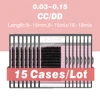 15 trays CC / DD curl 0.03-0.15Eyelash Extension Thin and Soft Material Volume Lash Individual Eyelashes 1
