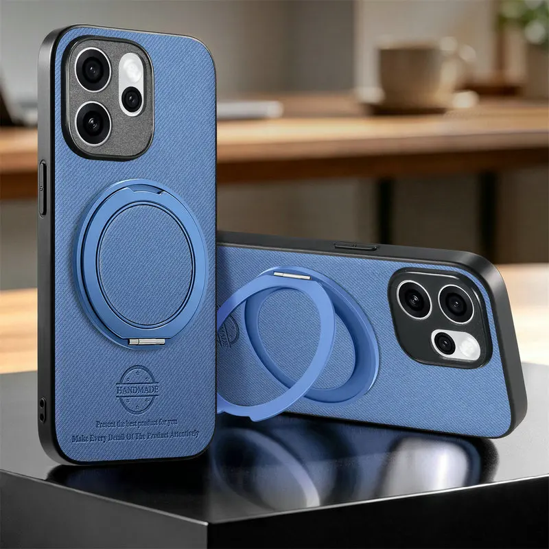 Premium Magnetic Ring Stand Luxury Case Cover