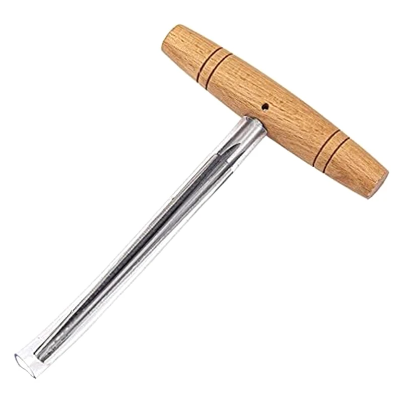 1 Pz Violino Viola Peg Hole Alesatore Compatibile Con 3/4 4/4 Violino Con Manico In Legno Violino Lutier Tool Log Color + Argento