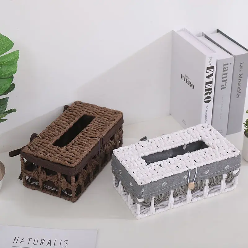 

Ящик для бумаги ручной работы, простой современный креативный ящик для хранения бумаги, коробка для салфеток в гостиной, фотобокс ZD670