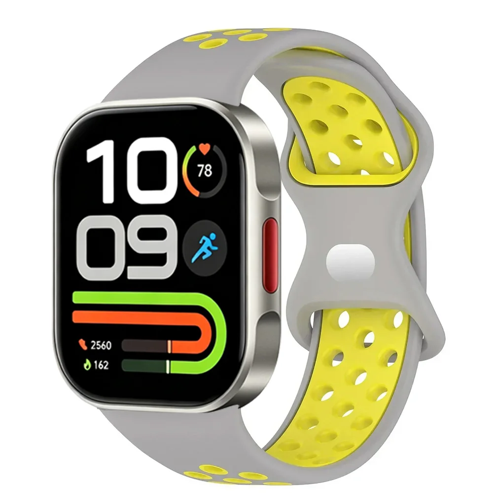 Two-Tone Breathable Silicone Strap - Replaceable Band