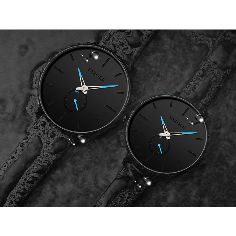 Orologio da polso al quarzo semplice impermeabile e luminoso notturno abbinato per coppie, regali per studenti maschi e femmine_voghion.com