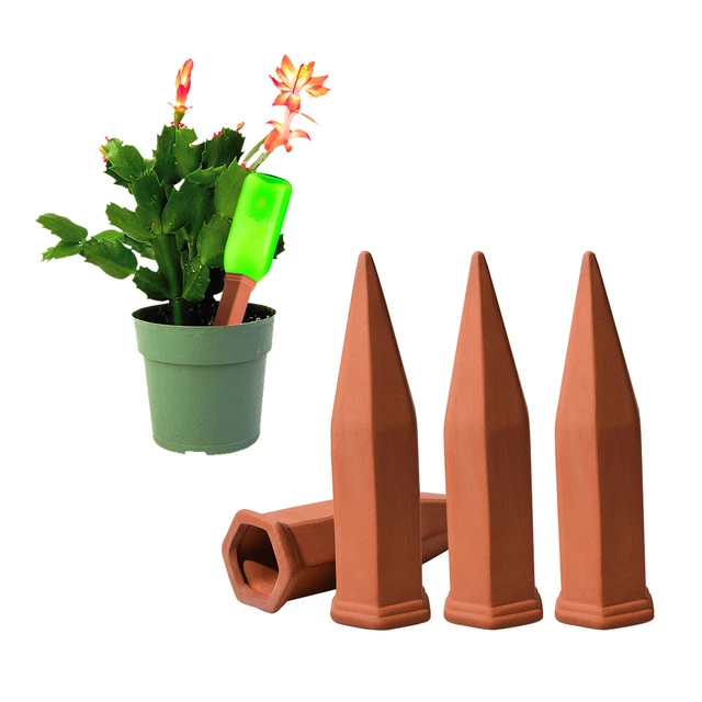 Dispositif d'arrosage automatique pour plantes, pointes en céramique,  piquets de jardin de vacances, d'argile goutte à goutte intérieure -  AliExpress