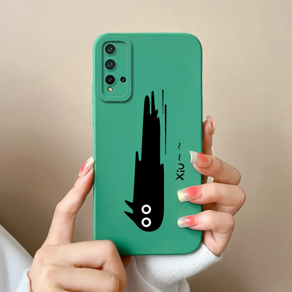 Cartoon Bumper Soft Liquid Silicone Phone Case