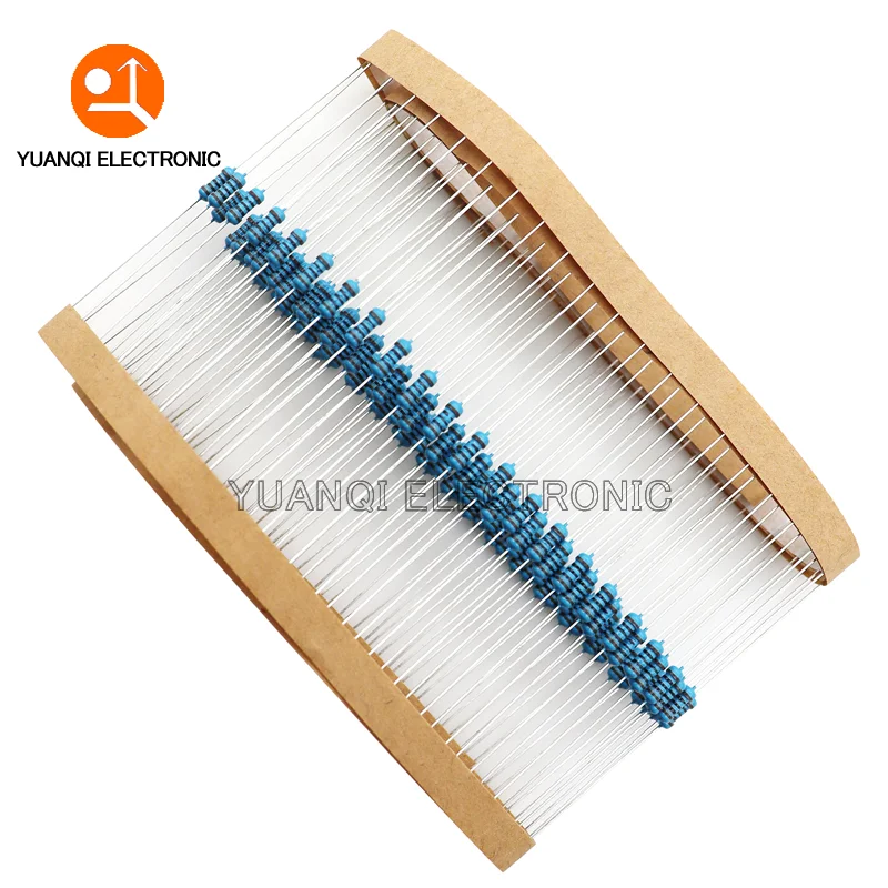 Metal Film Resistor 100PCS/LOT 1/4W 1% 0.25W 0.1 0.15 1.5 12 33 47 68 100 150 240 560 1K 3.3K 8.2K 10K 100K 680K 1M 10M 22M ohms