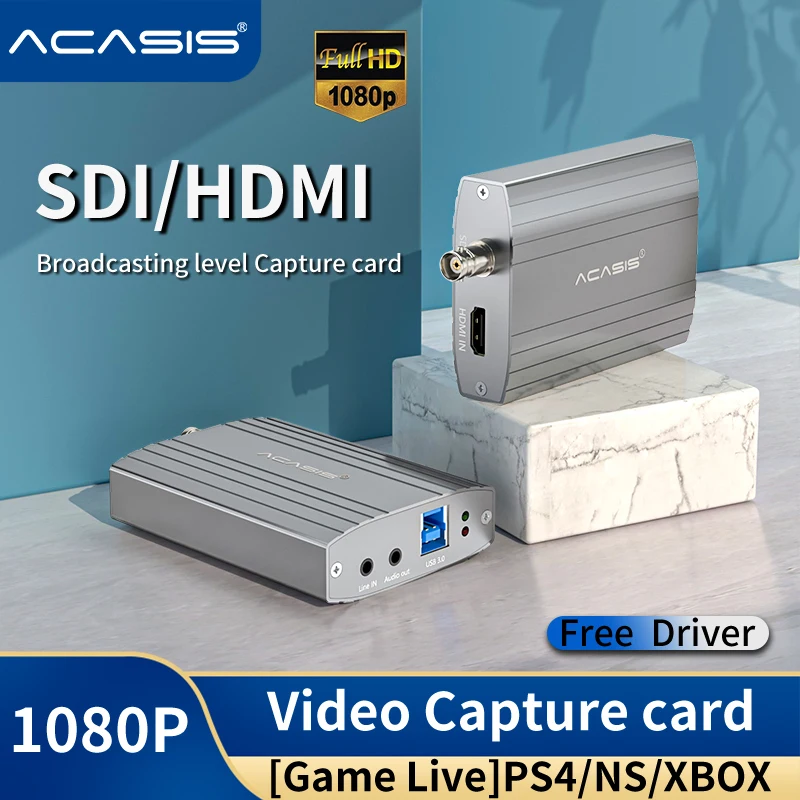 Acasis 2 Channel Hd Video Capture Card Usb3.0 1920