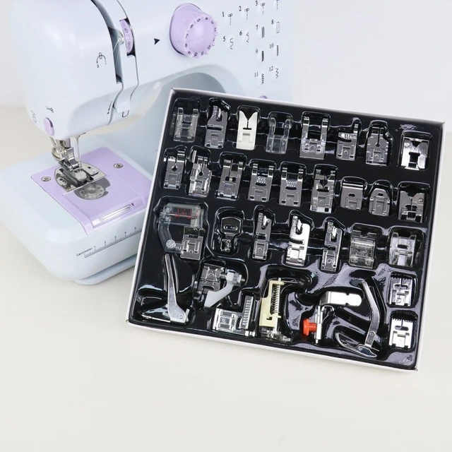 Sewing Machine Presser Feet Kit Universal 32/42/52/72pcs Feet Set with  Clear Case for Brother Singer Janome Sewing Accessories - AliExpress