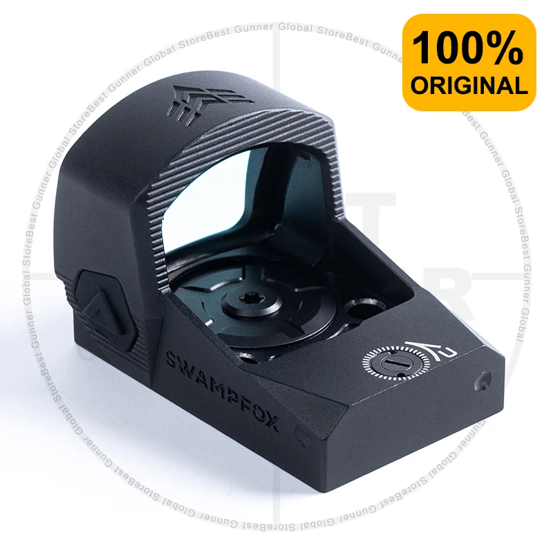 Original Swampfox LIBERTY II 1X24 Red Dot Sight 3MOA Multi-Reticle RMR Footprint Shake Wake For Pistol Handgun Shockproof IPX7 red dot sight