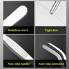 Non-slip Stainless Elbow Eyelash Curved Bent Tweezers Aquarium Jewelry Clip Medical Ear Wax Removal Forceps Pet Feeding Tool 3