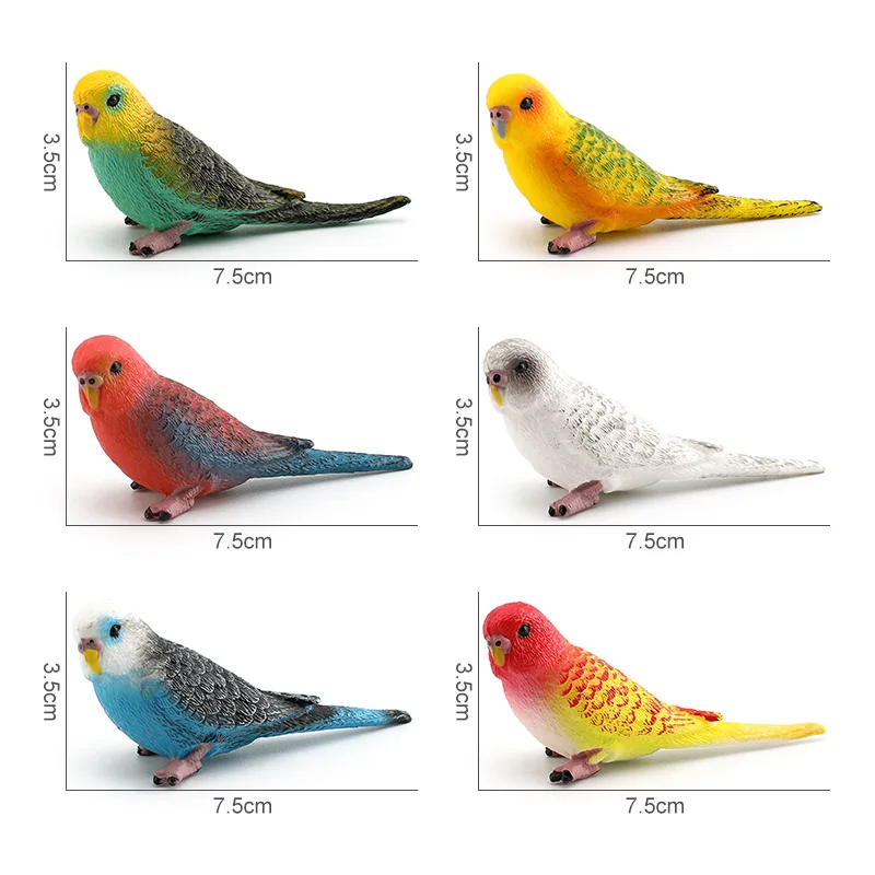 Parrot Toy Simulated Bird Children's Ornament