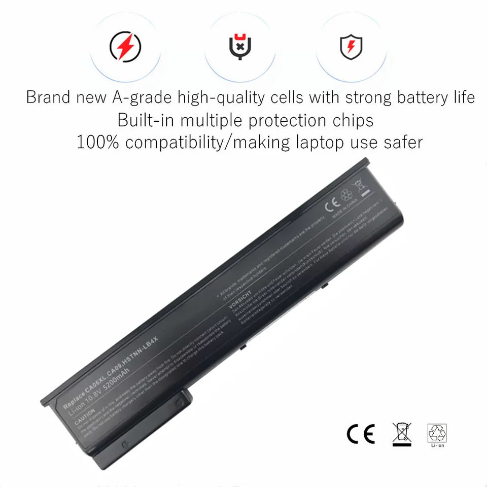 Vhbw Batteria Compatibile Per HP ProBook 640 G1, 645, 650 G1, 655 - 4400mAh, 10,8V, Li-Ion, Sostituisce 718675-121