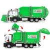 1/32 Garbage Collection Truck Car Model City Garbage Sorting Sanitation Clearing Vehicle Car Model Sound and Light Kids Toy Gift 3