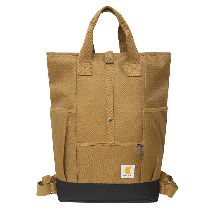 Men Women Retro Trendy Backpack Street Computer Bag Multi functional Portable Single Shoulder Diagonal Backpack Travel Bag