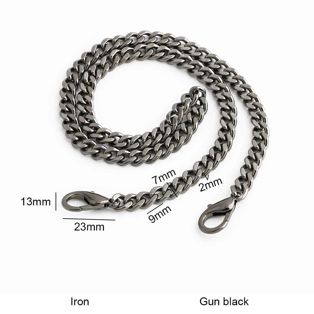 Gold Metal Thin Chain Strap for Women's Handbags - Versatile Crossbody Shoulder Bag Accessory