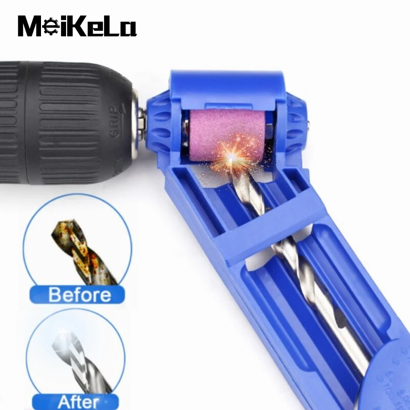 New 2-12.5mm Corundum Grinding Wheel Bit Tool Portable Drill Bit Sharpener Twist Drill Bit Sharpening machine Blue or Orange