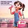 Cute Cartoon Loudspeaker Box Wireless Musical Toys Portable Mini Karaoke Machine Toy for Girl Boys Kids New Year Christmas Gifts 5
