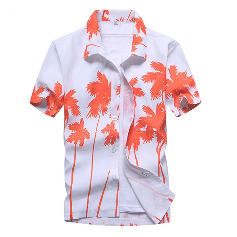 Mens Summer Beach Hawaiian Shirt 2023 Brand Short Sleeve Plus Size Floral Shirts Men Casual Holiday Vacation Clothing Camisas 5