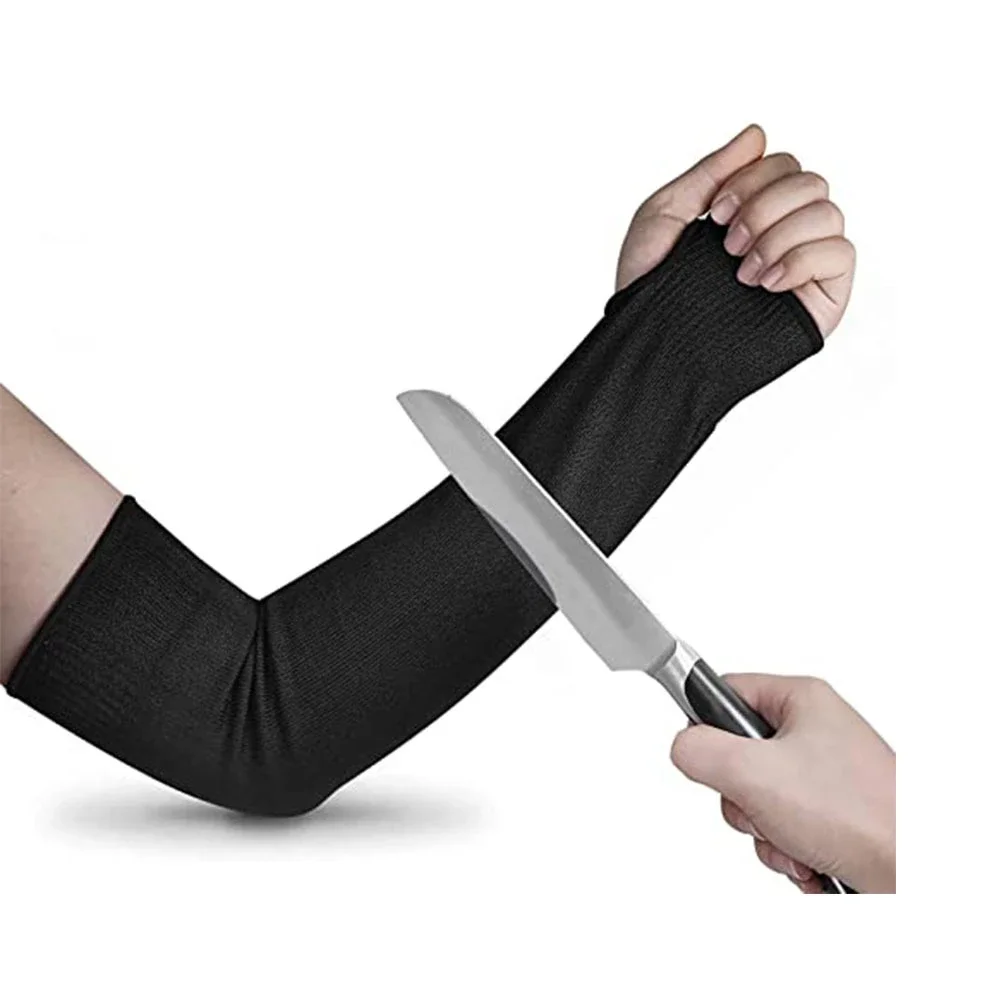 HPPE Anti Cut Arm Sleeve, Luvas de Segurança do Trabalho do Trabalho, Jardinagem Construção Proteção Automóvel, Proteção Anti-Punção Braço Mão, Nível 5