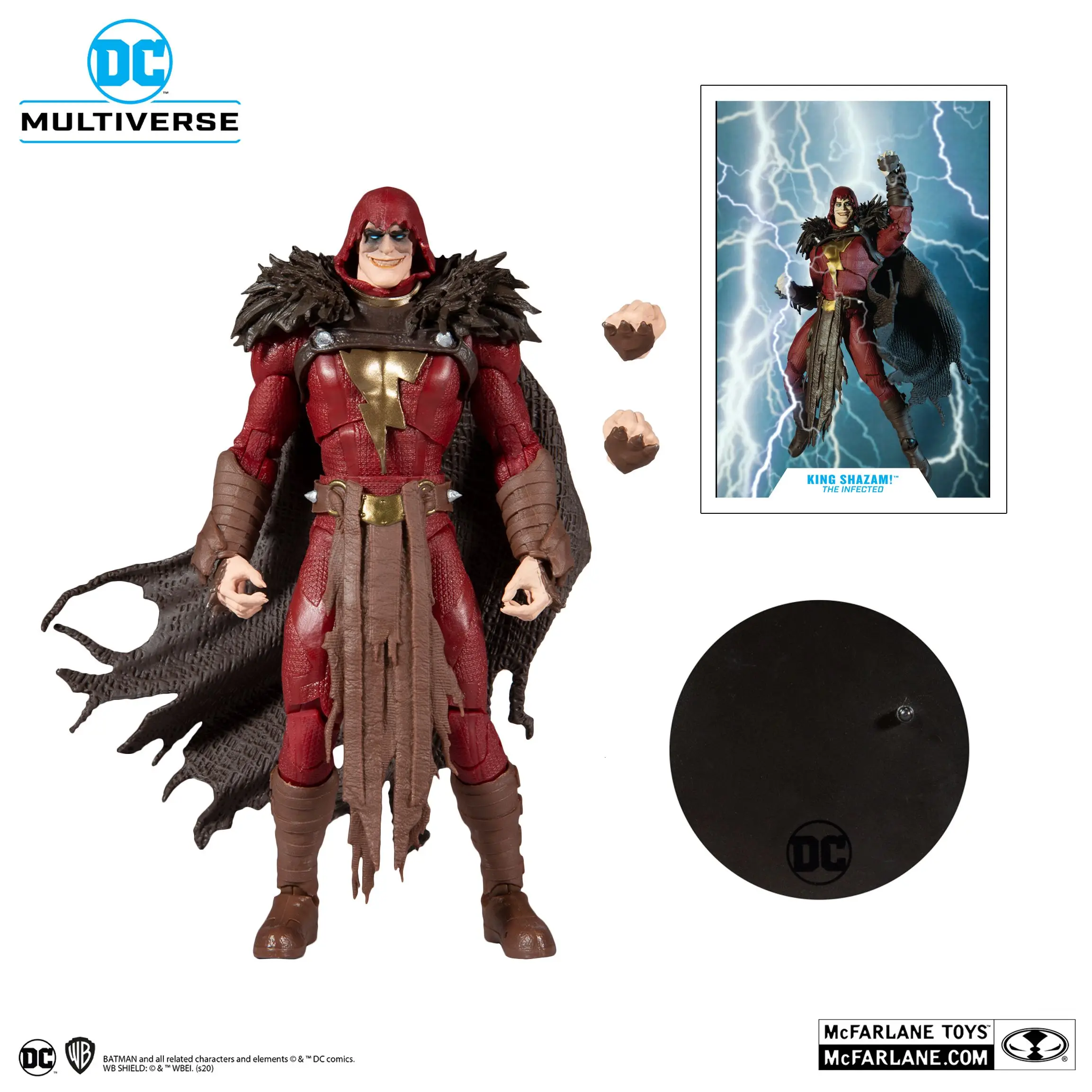 Spot Mcfarlane Dc Doll Ride E Shazan Action Figure Collection Model