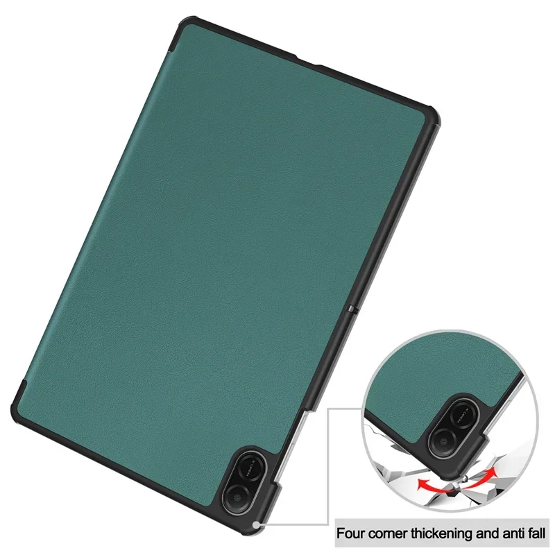 Premium Flip Tri-Fold Tablet Case with Stylus - PU Leather Hard Cover for Honor Pad X8a (11.0 inch, 2024)