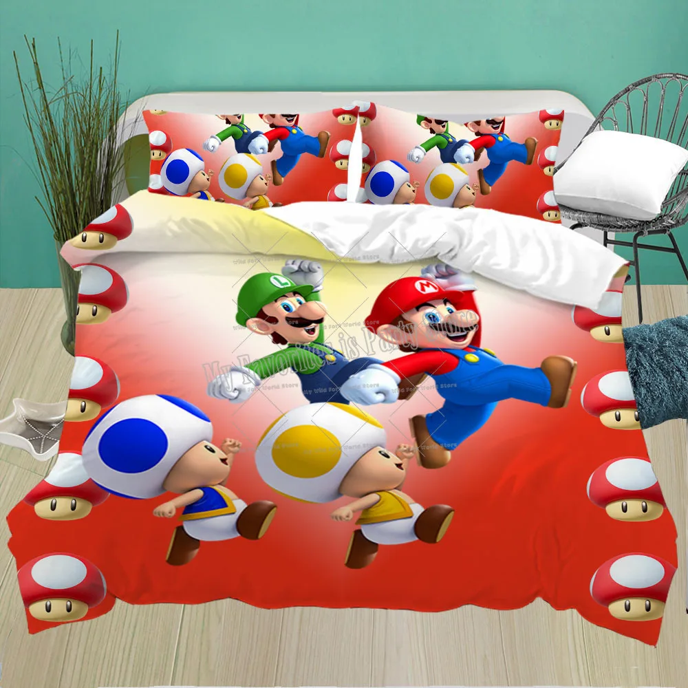 Super Mario Bedding Set Mario Bros 