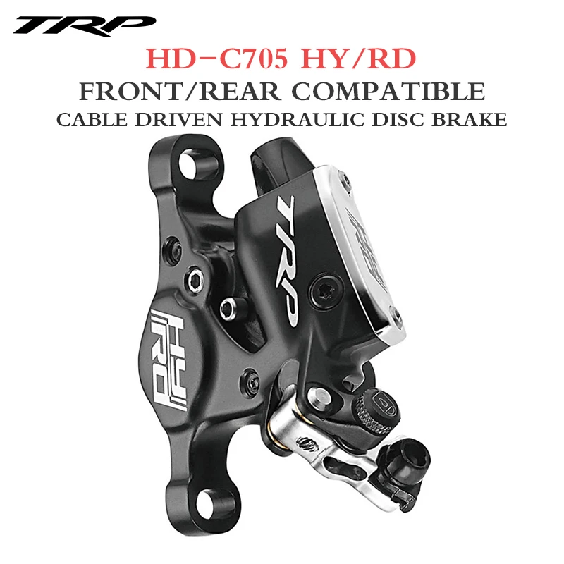 TRP HDC705/MDC610 Flat Mount Mechanical Brake Caliper Hydraulic Disc