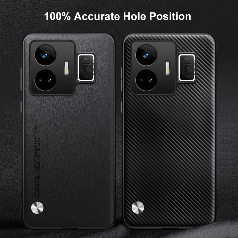Luxury PU Leather Matte Silicone Full Protection Phone Case