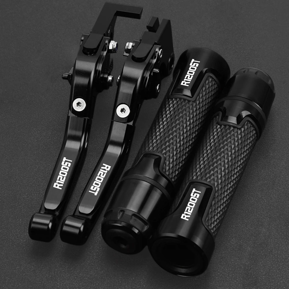 

2005-2008 2007 Motorcycle Aluminum Adjustable Brake Clutch Levers Handlebar Hand Grips Ends FOR BMW R1200ST R 1200ST R1200 ST