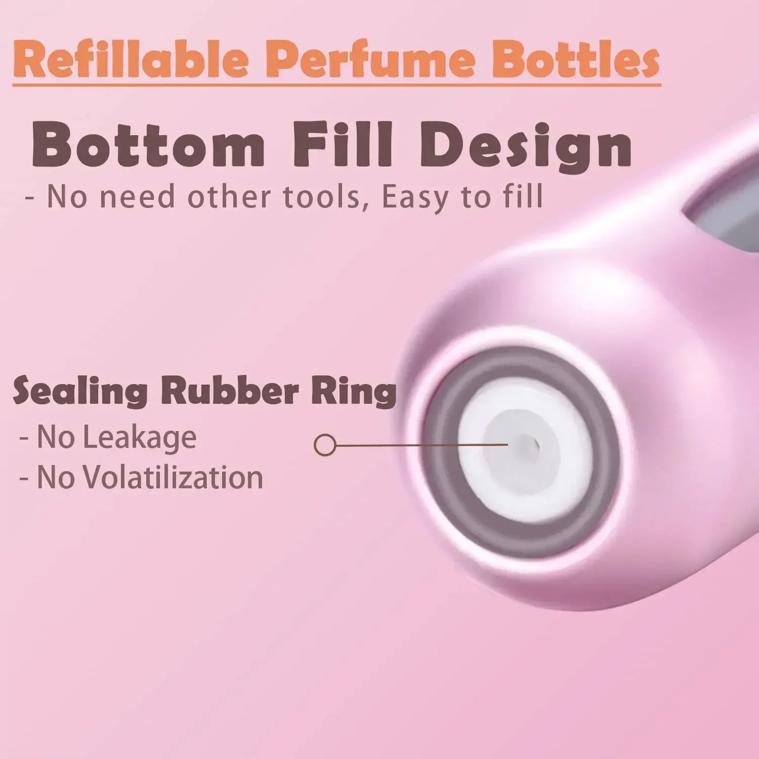 8/5ml Perfume Spray Portable Travel Mini Cosmetics Aluminum Spray Refillable Bottle Can Be Used As Decorative Small Bottle