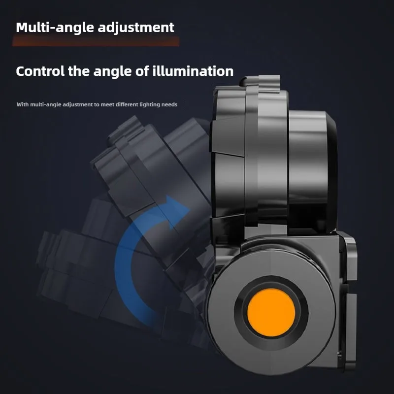 Super Bright LED Headlamp USB Rechargeable Waterproof Head Light for Outdoor Camping Fishing Hiking Running Cycling