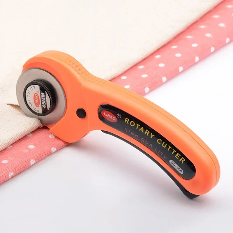 Taglierina rotativa per tessuto, carta, carta, cucito, quilting, coltello da taglio, forbici da sarto, vestiti in pelle, creazione di strumenti fai da te - immagine 6