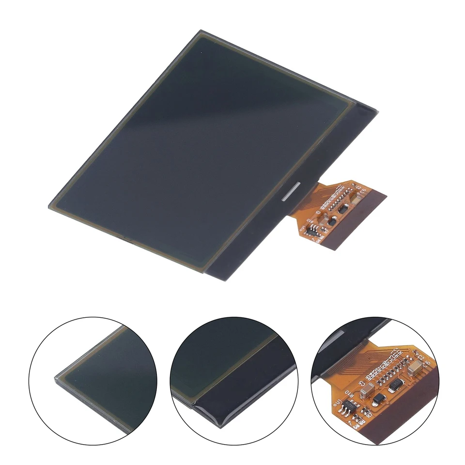 Schermo LCD Per Cruscotto Tachimetro – Compatibile Con Audi B6/B7 2002-2008, Connessione FPC, Facile Da Installare