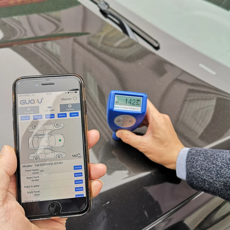 

Car Paint Coating Thickness Gauge Meter Dry Film Thickness Gauge Paint Thickness Gauge