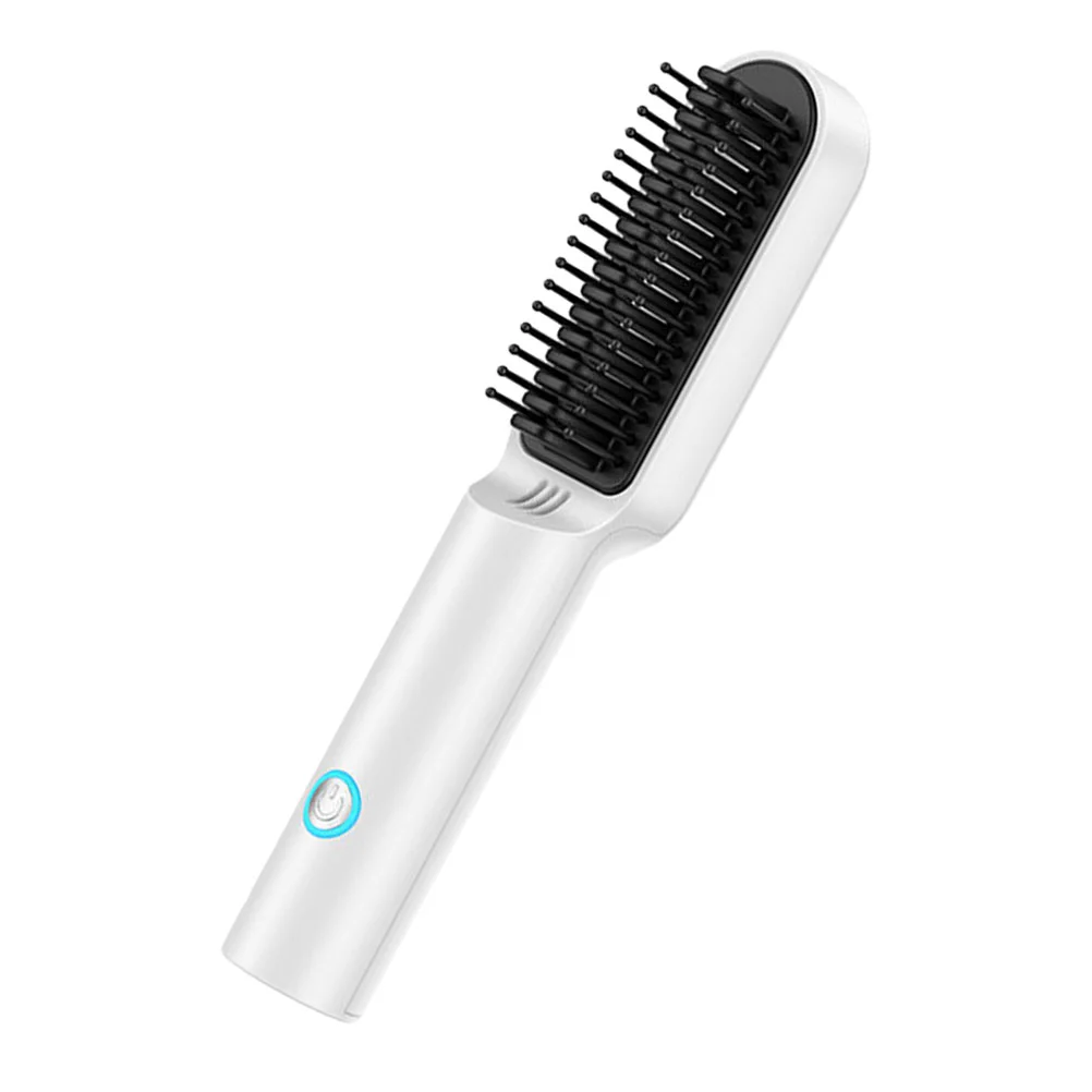 Straightening Comb USB Hair Straightener Brush Travel Styling Tools Electric Hot Styling Tool Hair Straightening Brush