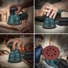 Electric Sander Machine 300W Random Orbital Polisher 110V&220V Variable Speed Sander with 125mm Sandpaper Car Polishing Machine 4