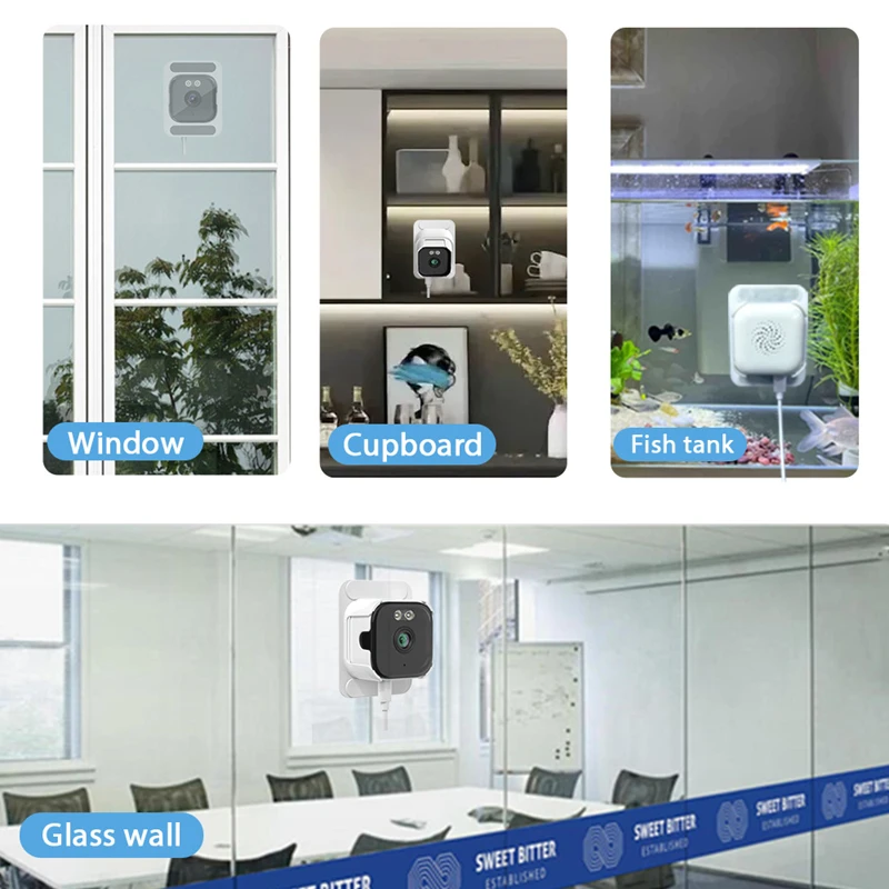 5MP Wireless Window Camera 5GHz WiFi Indoor Cameras Recording Quick Install Home Security Color Night Vision Motion Detection 2