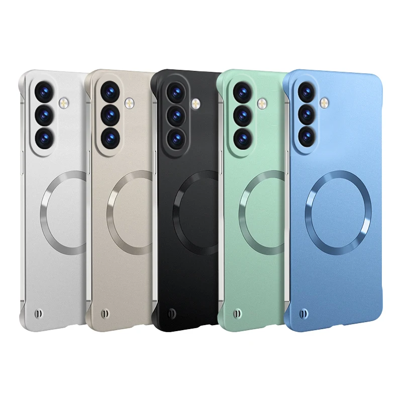 Thin Luxury Frameless Micro-Frosted Magnetic Phone Case - Original Tough Back Cover