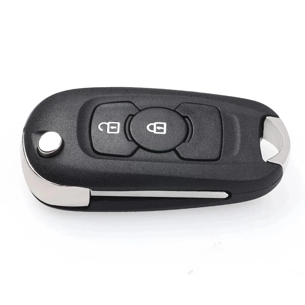 XNRKEY Replacement Key Shell Flip 2Button for Opel/Vauxhall Astra K 2015 Folding Remote Key Case Cover Key Case Car Key Shell Key Shell