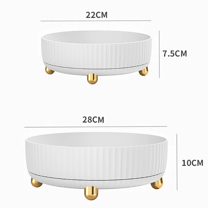 Makeup Perfume Organizer Tray 360° Rotating Lazy Susan, Spinning Organizer and Skincare & Cosmetics Storage with Large Capacity 6