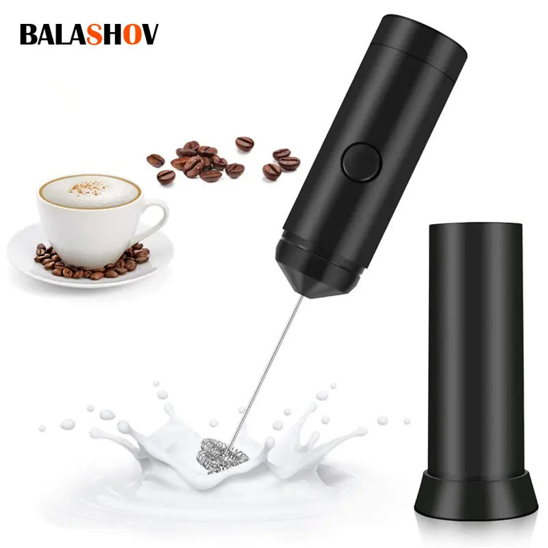 

Multifunction Powerful Double Spring Mini Electric Milk Frother Eggbeater Kitchen Mixer Hand Tools for Coffee Latte Cappuccino