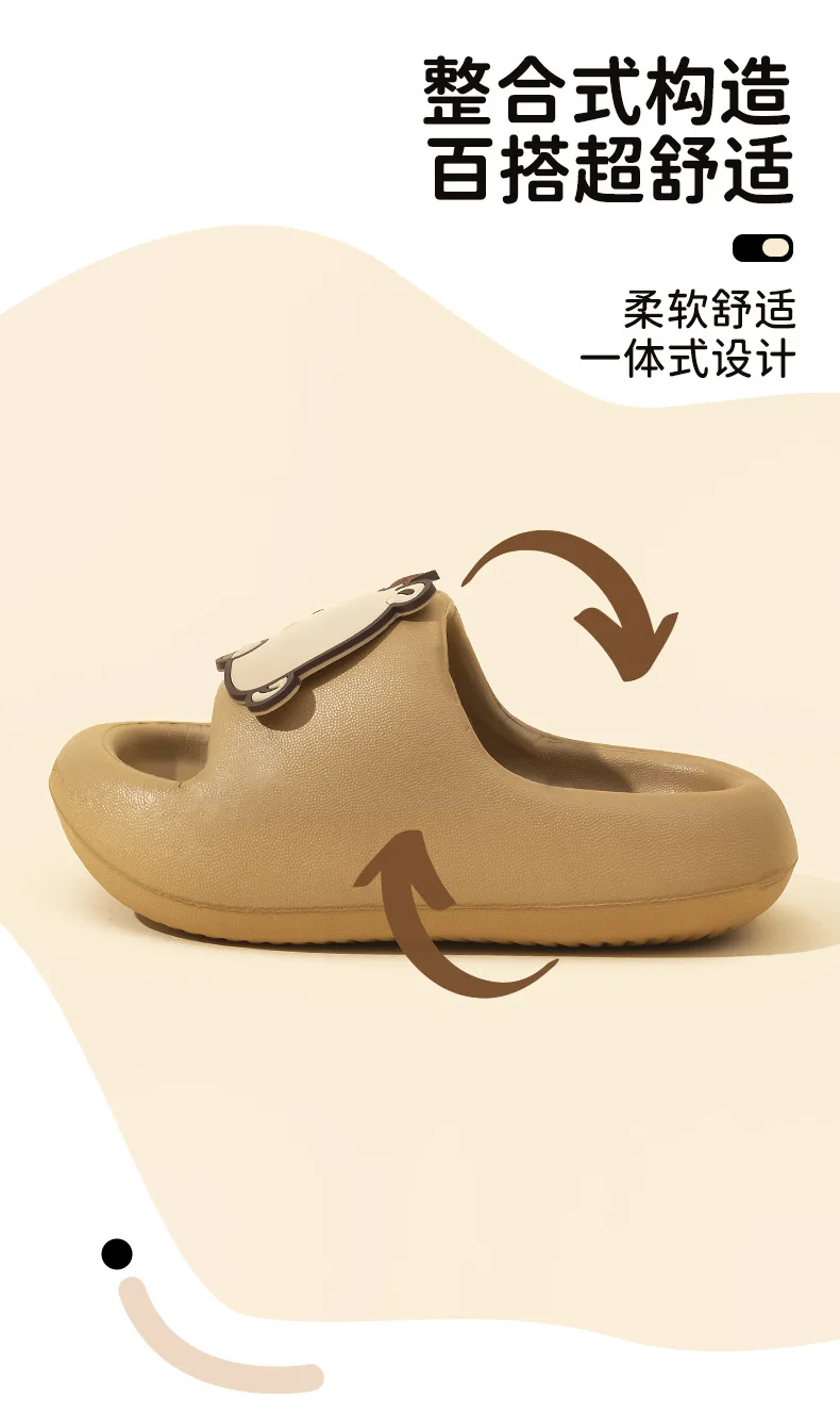 Capybara Hausschuhe für Kinder Badezimmer-Pantoffeln Sommer Mädchen Jungen Cartoon Niedliche Modische Hausschuhe Kinder Outdoor Strandschuhe – Detail 7