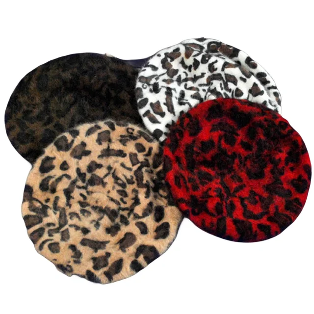 French Style Casual Vintage Women's Hat Beret Plain Cap Girl's Wool - Foto 13