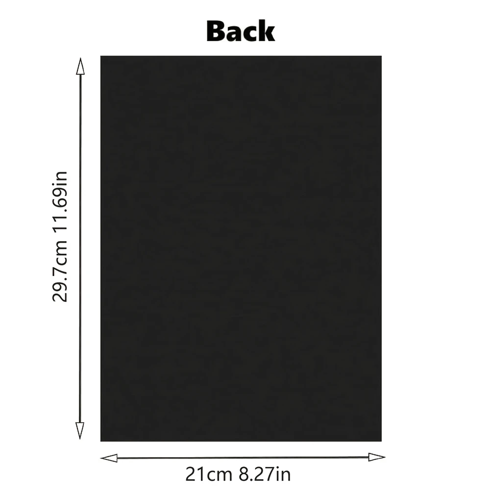 100PCS A4 Transfer Tracing Graphite Paper Suit For Drawing Patterns On Canvas Fabric Artist Wood Lettering Sketch Drawing