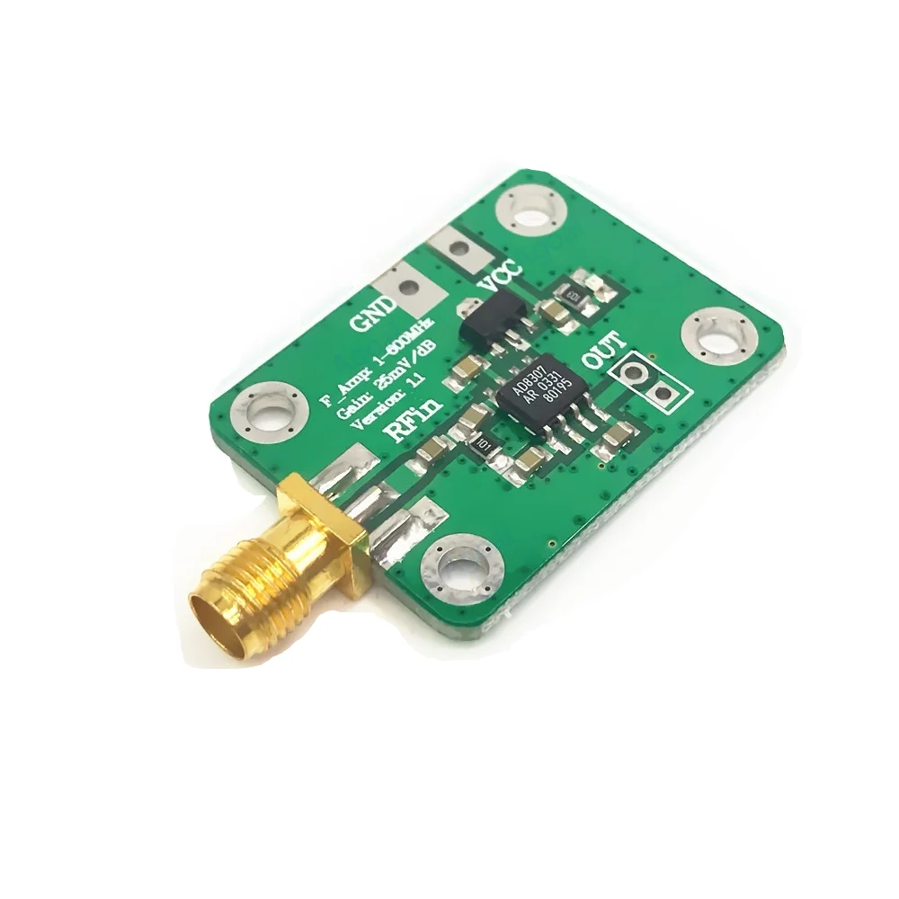 

DC 6-15V AD8307 1-600MHz RF Power Meter Log Detector Power Detect