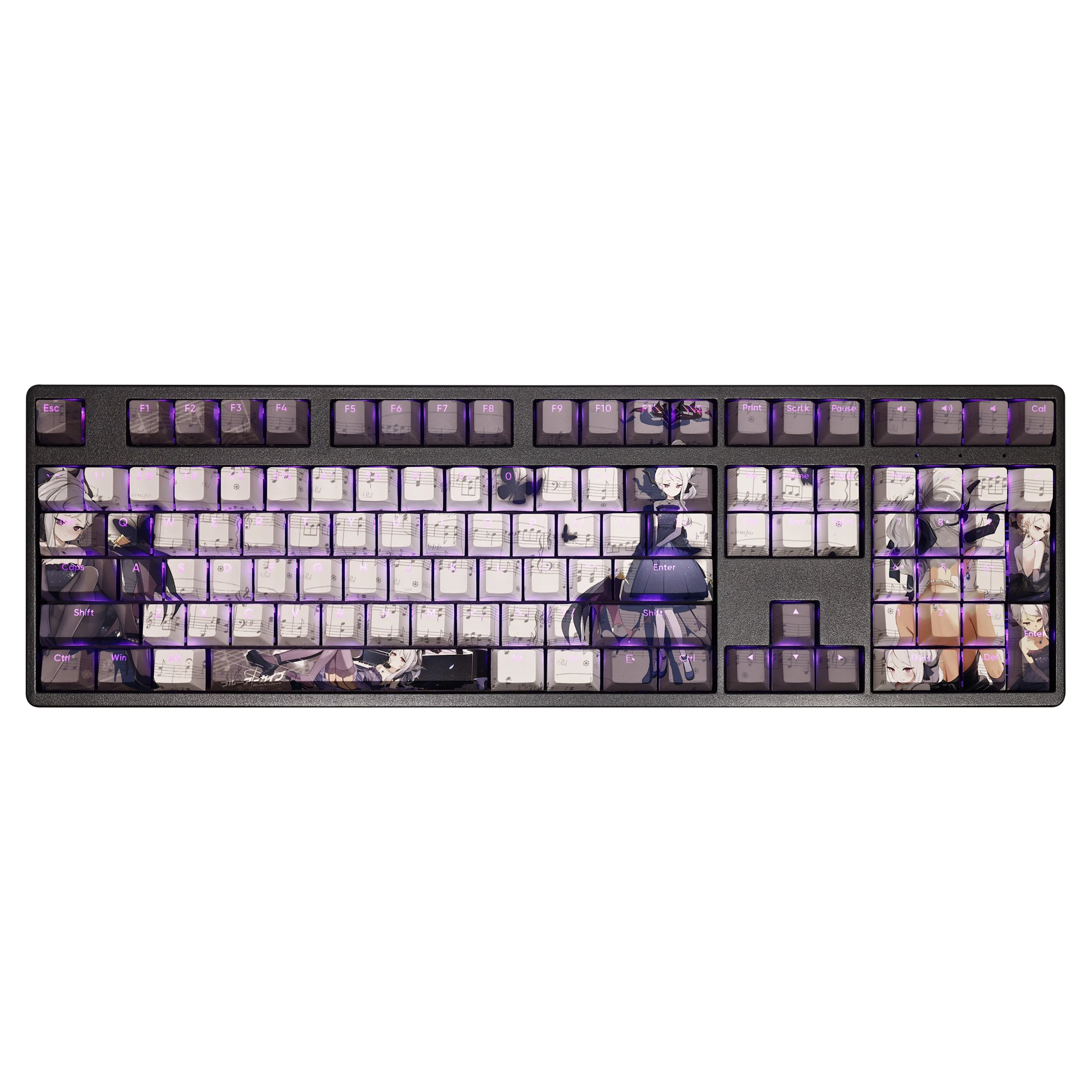 108Keys/Set SORASAKI HINA Blue Archive PBT Keycaps Anime